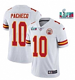 Men & Women & Youth Kansas City Chiefs #10 Isiah Pacheco White Super Bowl LVII Patch Vapor Untouchable Limited Stitched Jersey,baseball caps,new era cap wholesale,wholesale hats